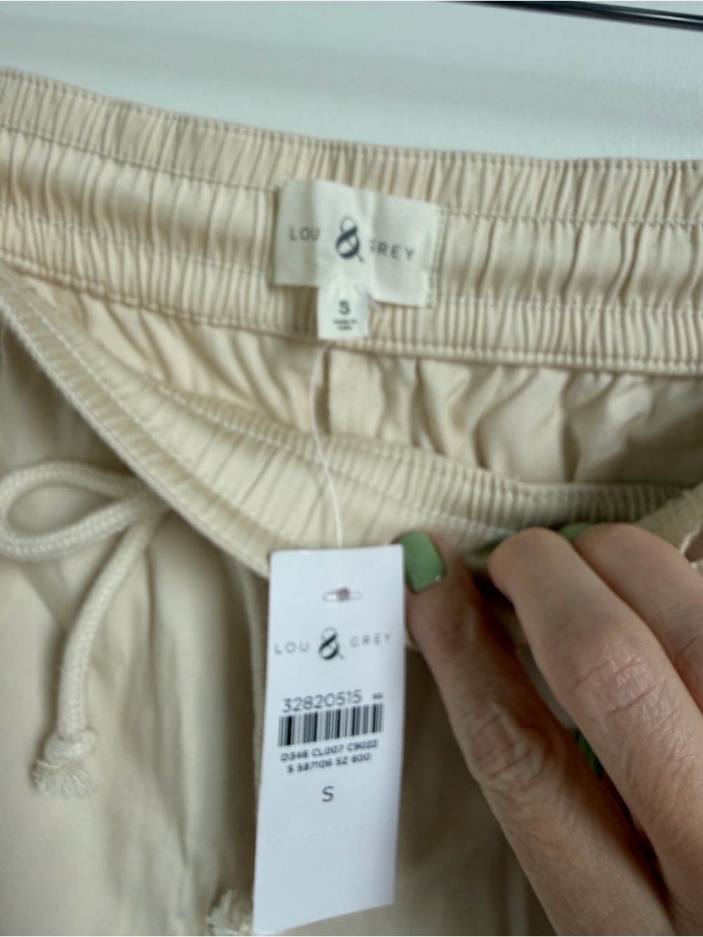 Lou & Grey Ivory Drawstring Shorts - Picture 2 of 7